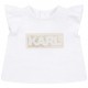 Komplet niemowlęcy dla dziewczynki Karl Lagerfeld Z98108 N02 - C - ubranka dla maluchów
