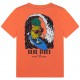 Pomarańczowy t-shirt chłopięcy Marc Jacobs 005126 - C - markowe koszulki dla dzieci