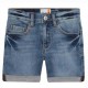 Szorty dla chłopca miękki jeans Timberland 005133 - A - spodenki jeansowe dla dzieci