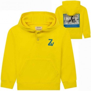 Żółta bluza dla chłopca Zadig&Voltaire 005144