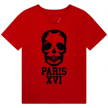 Czerwona koszulka chłopięca Zadig&Voltaire 005146 - A - t-shirty dla dzieci
