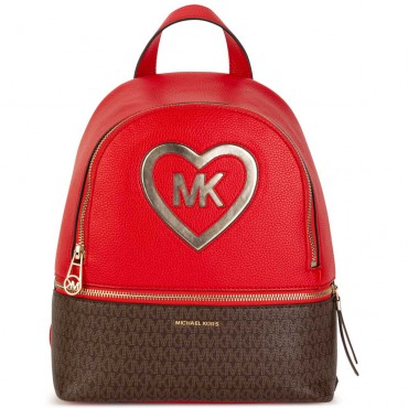 Czerwony plecak dla dziecka Michael Kors 005150 - A - plecaki szkolne