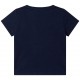 Granatowa koszulka dziewczęca Michael Kors 005169 - D - markowe t-shirty dla dzieci