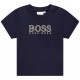 Granatowy t-shirt niemowlęcy chłopięcy Boss 005176 - A - koszulki dla niemowląt i małych dzieci