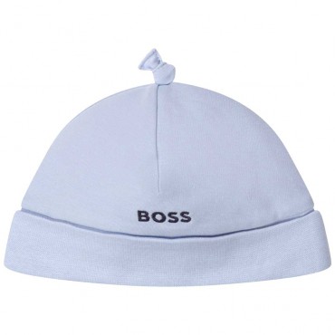 Czapeczka niemowlęca dla chłopca Boss 005201 - A - czapki i kapelusze dla dzieci i niemowląt