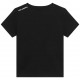 Czarna koszulka dla chłopca Karl Lagerfed 005210 - B - koszule, t-shirty i polówki dla dzieci