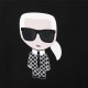 Czarna koszulka dla chłopca Karl Lagerfed 005210 - C - koszule, t-shirty i polówki dla dzieci