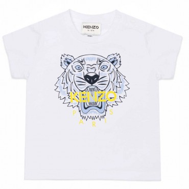 T-shirt chłopięcy dla niemowlęcia Kenzo 005213 - A - koszulki, koszule i polówki dla dzieci