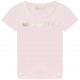 Różowy t-shirt dla dziecka Michael Kors R15110 - A - markowe koszulki i bluzki dla dziewczynek i nastolatek