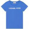 Niebieski t-shirt dziewczęcy Michael Kors 005220