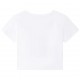 Biały crop top dla dziewczynki Michael Kors 005221 - C - bluzki i koszulki dla dzieci