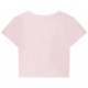 Różowy crop top dla dziecka Michael Kors 005222 - B - koszulki i bluzki dziewczęce