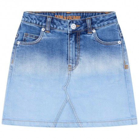 Jeansowa spódnica dla dziewczynki Z&V 005224 - A - spódnice dla dzieci