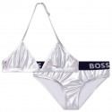 Srebrne bikini dla dziewczynki Hugo Boss 005230