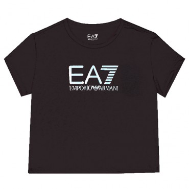 Crop top dla dziewczynki EA7 Emporio Armani 005240 - A - bluzki dziewczęce