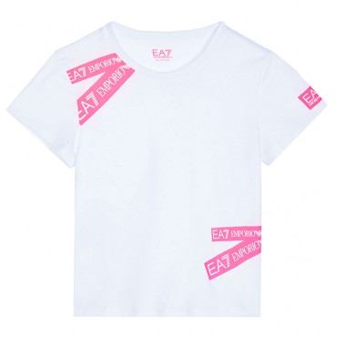 T-shirt dla dziewczynki EA7 Emporio Armani 005244