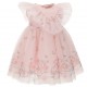 Tiulowa sukienka niemowlęca Monnalisa 005267 - c - różowe sukienki dla dzieci