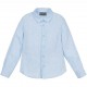 Lniana koszula dla chłopca Emporio Armani 005312 - A - niebieskie koszule dla dzieci