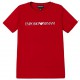 Czerwony t-shirt dla chłopca Emporio Armani 005314