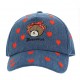 Czapka z daszkiem dla dziewczynki Monnalisa 199007 - B - letnie czapki dla dzieci