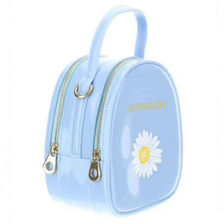 Niebieska torebka dla dziewczynki Monnalisa 005336 - A - torebeczki dla dzieci