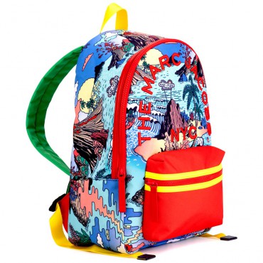 Kolorowy plecak dla dziecka The Marc Jacobs 005340 - A - plecaki szkolne i przedszkolne