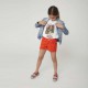 Jeansowa kurtka dla dziewczynki Marc Jacobs 005355 - D - przejściowe kurtki dla dzieci