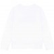 Biała bluza dla dziewczynki Hugo Boss J15449 - B - bluzy dla dzieci