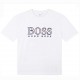 Biały t-shirt dla chłopca Hugo Boss 005373 - A - koszulki dla dzieci