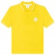 Żółta koszulka polo dla chłopca Hugo Boss 005378 - A - jaskrawe polówki dla dzieci