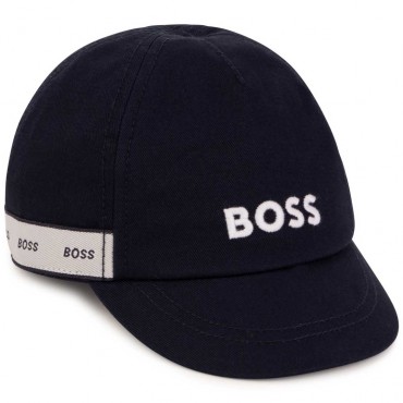 Niemowlęca czapka z daszkiem Hugo Boss 005381 - A - czapeczki dla maluchów