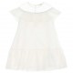 Wizytowa sukienka dla dziewczynki Monnalisa 005396 - A - białe sukienki dla dzieci
