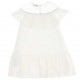 Wizytowa sukienka dla dziewczynki Monnalisa 005396 - C - białe sukienki dla dzieci