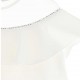 Wizytowa sukienka dla dziewczynki Monnalisa 005396 - E - białe sukienki dla dzieci