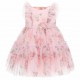 Sukienka niemowlęca w róże Monnalisa 005405 - A - sukienki dla dziewczynek