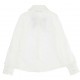 Biała koszula dla dziewczynki Monnalisa 005409 - B - białe bluzki dla dzieci