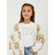 Bluzka dziewczęca złote dżety Monnalisa 005441 - B - koszulki dla dzieci