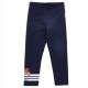 Granatowe legginsy dziewczęce Monnalisa 005445 B - ekskluzywne ubrania dla dzieci - sklep internetowy