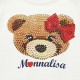 Koszulka dla dziecka Pluszowy Miś Monnalisa 005452 - C - bluzki dla dzieci