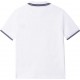 Biała koszulka polo dla chłopca Hugo Boss 005482 - B - eleganckie polówki dla dzieci i nastolatków
