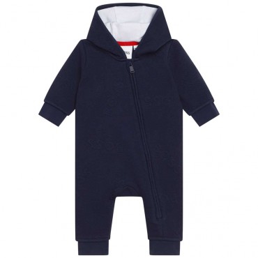 Pajacyk niemowlęcy dla chłopczyka Hugo Boss 005484 - A - ubranka dla niemowląt i małych dzieci