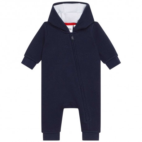 Pajacyk niemowlęcy dla chłopczyka Hugo Boss 005484 - A - ubranka dla niemowląt i małych dzieci