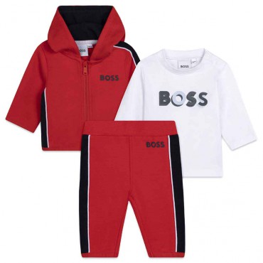 Komplet niemowlęcy: dres + koszulka Boss 005486