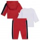 Komplet niemowlęcy: dres + koszulka Boss 005486 - B - zestaw odzieżowy dla chłopca