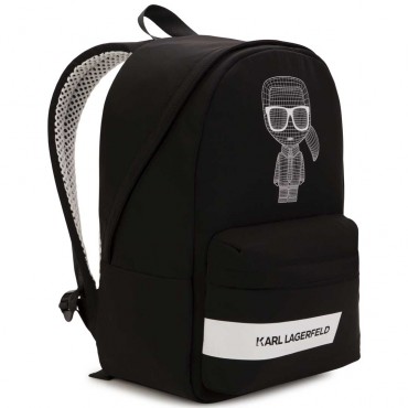 Czarny plecak Karl Lagerfeld 005498
