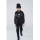 Czarny t-shirt chłopięcy Karl Lagerfeld 005502 - C - markowe koszulki dla dzieci - sklep internetowy euroyoung
