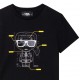 Czarny t-shirt chłopięcy Karl Lagerfeld 005502 - E - markowe koszulki dla dzieci - sklep internetowy euroyoung