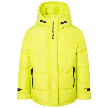 Zimowa kurtka dla chłopca Karl Lagerfeld 005505 - A - zimowe kurtki dla dzieci i nastolatków - sklep internetowy euroyoung.pl
