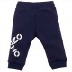 Granatowe spodnie niemowlęce Kenzo 005507 - B - dresy dla chłopców