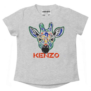 T-shirt niemowlęcy dla chłopca Kenzo 005508 - A - koszulki dla dzieci
